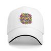 Sunflower Artwork Baseball Cap Trendy Women Unisex Trucker Hat Sun Visor Custom DIY Outdoor Sports Baseball Caps Birthday Present