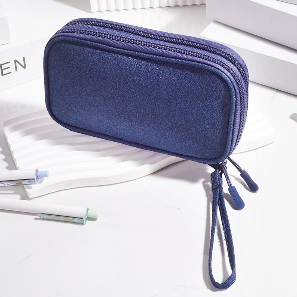 Multi Layer Digital Accessories Organizer Bag Dustproof Data Cable Earphone Power Bank Storage Pouch