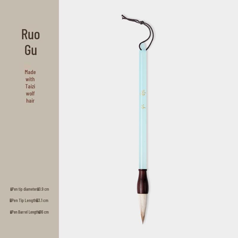 Professional Mixed Bristle Brush Pen Set (Wolf & Purple Hair) for Calligraphy, Painting, and Practice Writing