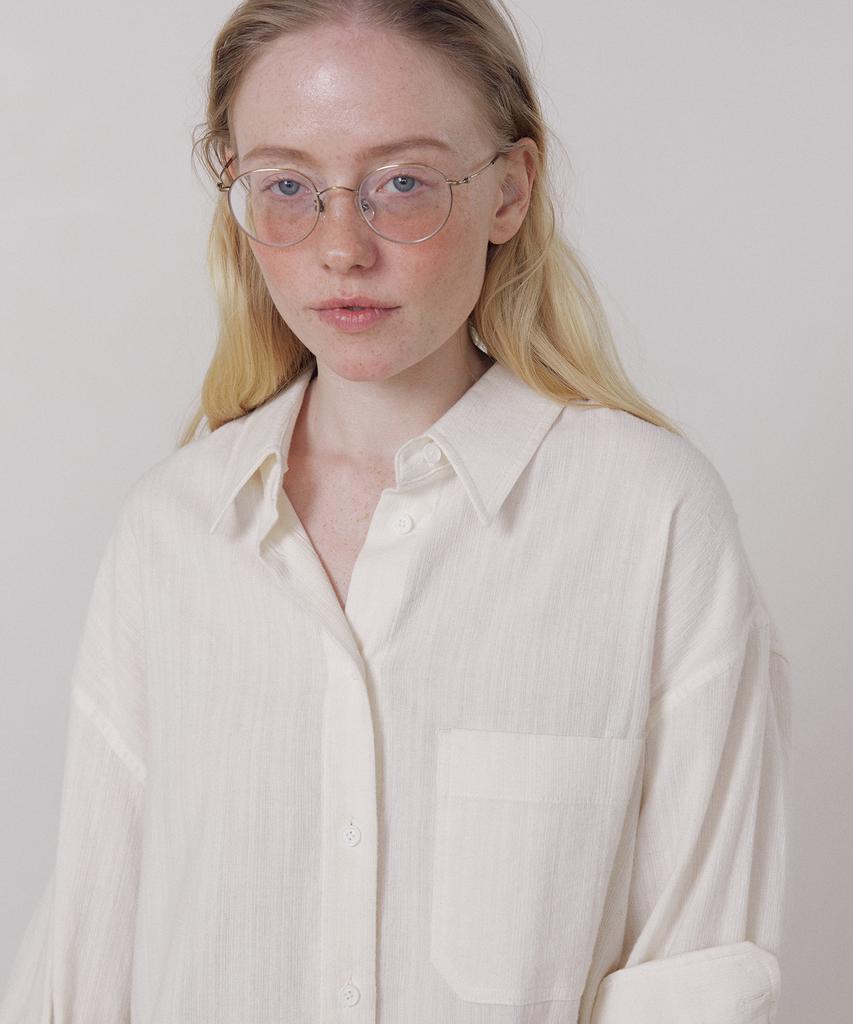 FRITUR Overfit Shirt Ivory_F261Sh05