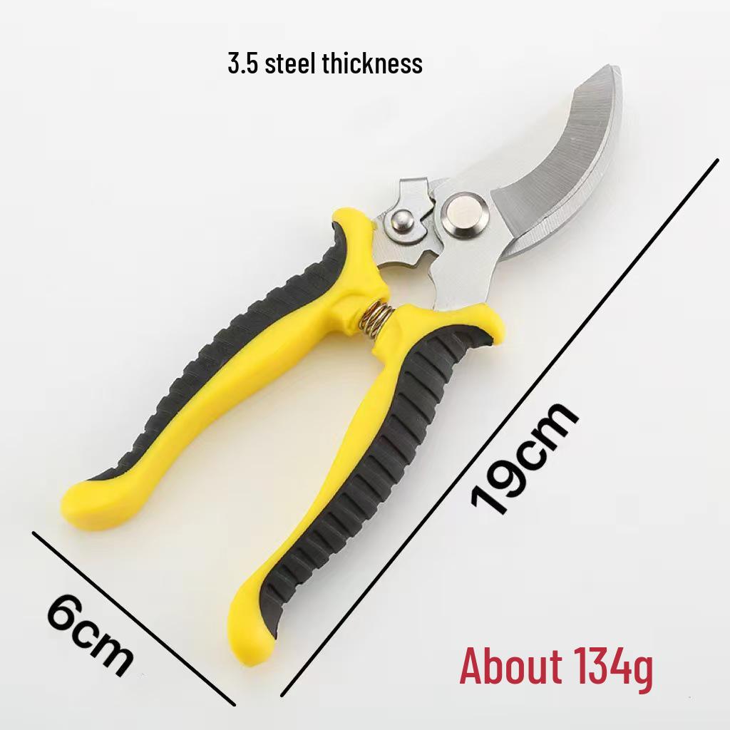 Stainless Steel Multi-Purpose Electrician's Scissors: Tin Snips, Wire Cutter, Stripper, Crimper.