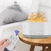 LED Budík Difuzér Esenciálních Olejů Aromaterapie Zvlhčovač Vzduchu 400ml Bluetooth Reproduktor Plamenový Zvlhčovač Domácí Aroma Stroj