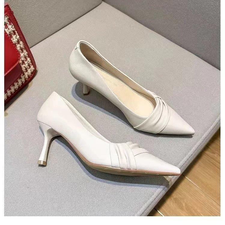 

Temperament pointed ol shallow mouth soft sole autumn new women s shoes stiletto high heels versatile work shoes comfortable and fashionable 41