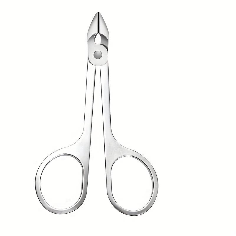 

1pc Sharp Precision Cuticle Scissors Stainless Steel Manicure Tool, Dead Skin & Hangnails Removal, Perfect for Nail Bed Trimming