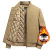 Men's Thickened Cotton Pilot Jacket - Autumn/Winter Stand Collar Loose Baseball Outerwear