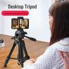 Portable Desktop & Floor Standing Tripod with Ring Light for Live Streaming & Photography