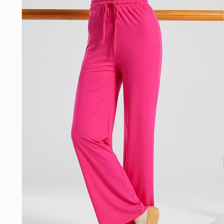 Modal Cloud High Waist Wide Leg Tanz- & Yogahose - Elastischer Drapierfall für Moderne & Klassische Stile