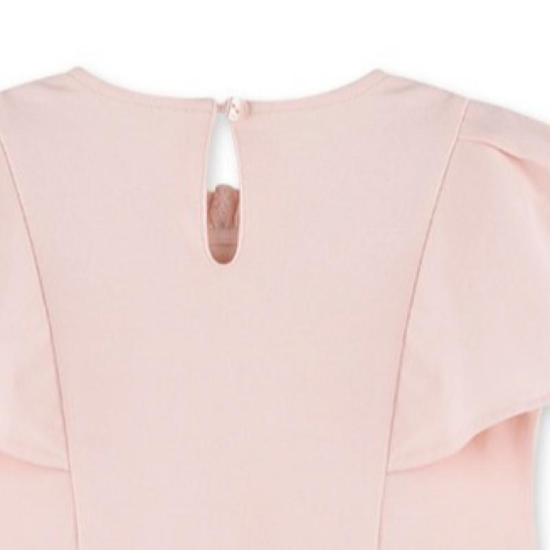 [lilipuri] Frill Wings T shirT  Coral 