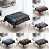 World Famous City Building Night Scene Tablecloth Party Restaurant Table Decoration Waterproof Kitchen New Home