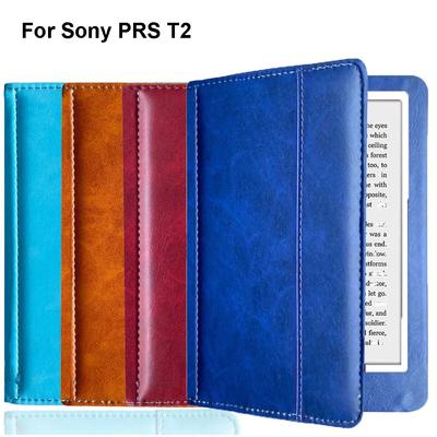 Husă anti-cădere E-Reader Husă din piele Husă din spate Husă Premium Folio pentru Sony PRS T2