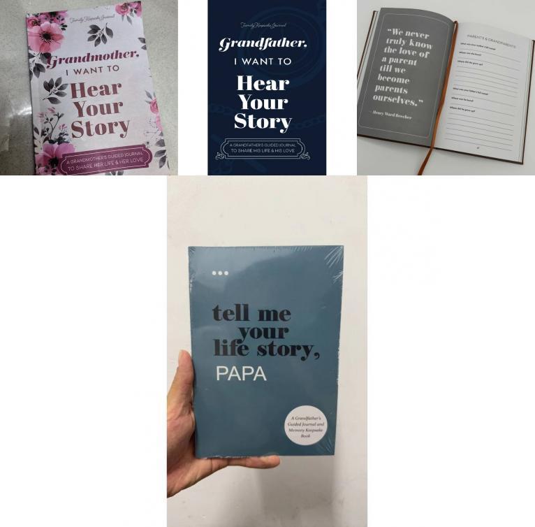 Vintage Esintili Baba Hikayeni Dinlemek İstiyorum Miras Defteri Hatıralar İçin Mükemmel