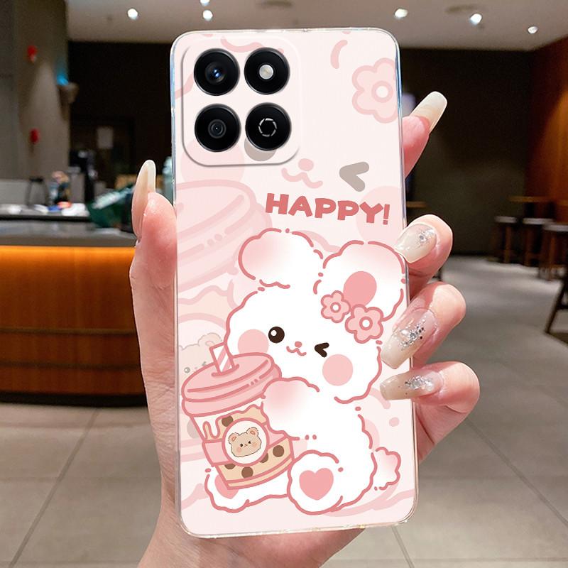 Casing For Honor X7C 200 Smart Phone Case Cute Cool Boys Girls Dragon Patterns Transparent Soft silicone Back Cover Bumper Shell