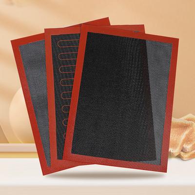 Yapışmaz Delikli Pişirme Matı Astarı Ped Fırın Tepsisi Astarı Kurabiye Ekmek Bisküvi Puf için Delikli Silikon Mat Hamur İşi Aletleri