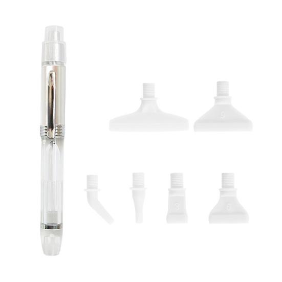 1 Set Drill Pen LED Light Rhinestone Painting Pen Set DIY Ergonomic Dotting Pen with Replacement Tips for Home