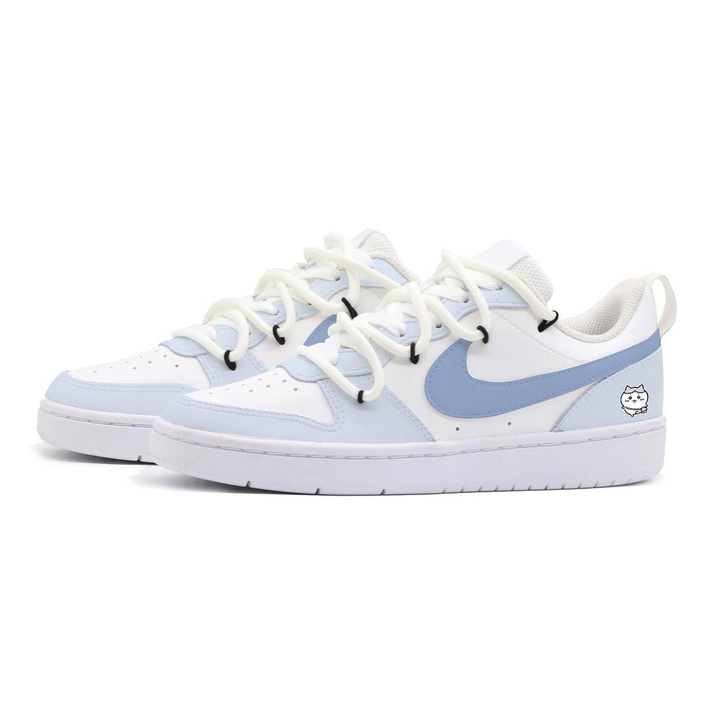 Nike Court Borough Low top Skateboard Shoes GS Blue White DV5456-106(Team57-)