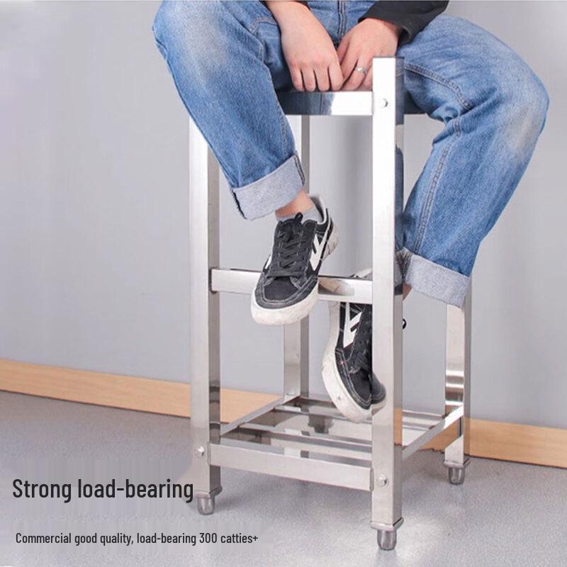 HPMILY 304 Stainless Steel 2-Tier Chopping Board Rack