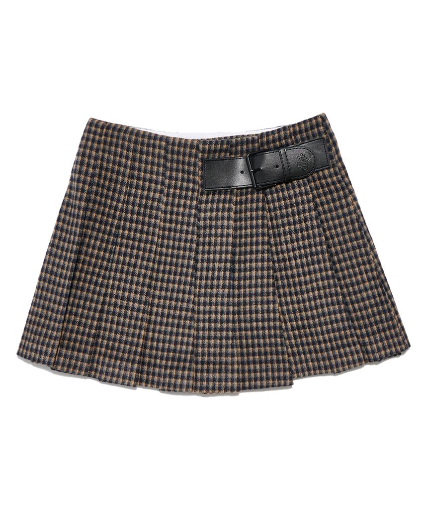 Deliscent Gun Club Check Mini Skirt [Navy]