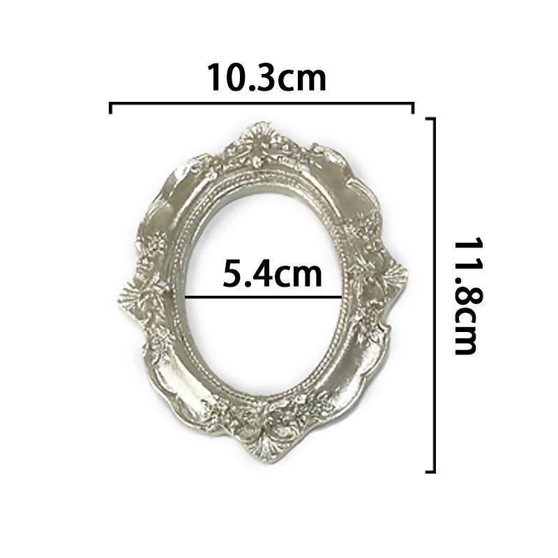 Mini Gold European Style Photo Frame for Still Life & Nail Art Props