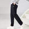 Li Ning Casual Running Tapered Long Pants Knitted Sports Pants Men bottoms Black AKLQA55-1
