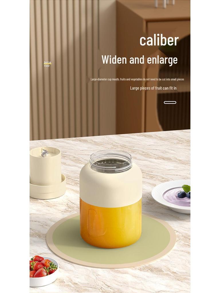Juicer Cup: Large Capacity, Wireless, Portable, Multifunctional Ice-Crushing Fresh Juice Maker