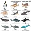 Wildlife Simulation Set: Gray Wolf, Hedgehog, Red Fox, Tree Frog, Wild Boar, Chipmunk, White-tailed Deer - Perfect Christmas Gift