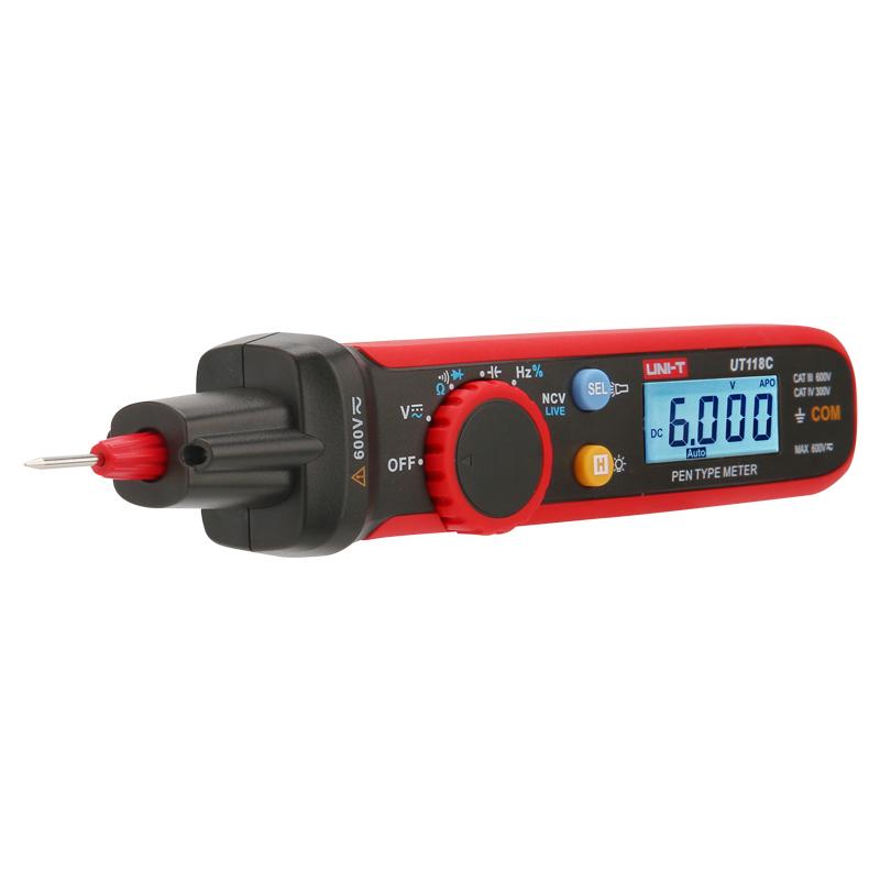 UNI-T UT118C/UT118B Pen-Type Meter; Full Scale Overload Protection Electrician's Meter/EF Measurement