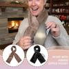 Soft Warm Long Scarf Phone Storage Faux Fur Scarf Scarf with Hidden Zipper Pocket  Daily Use