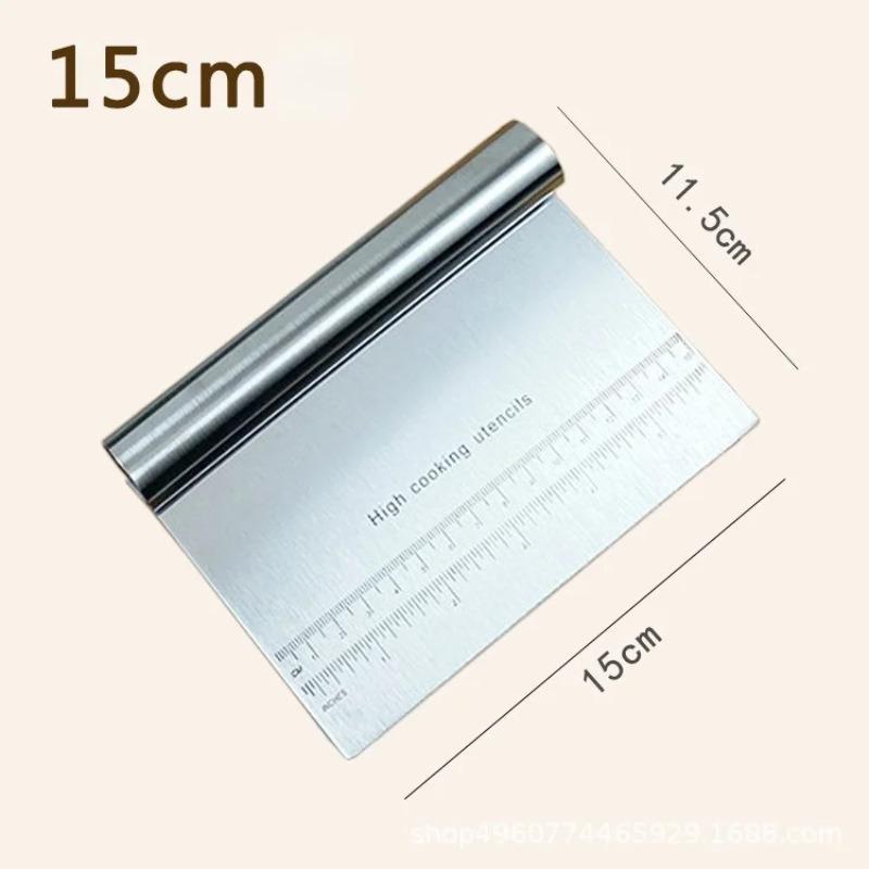

Stainless Steel Dough Pastry Scraper Chopper Baking Cake Cooking Spatulas DIY Baking Tools Multipurpose Bread Scale Separator