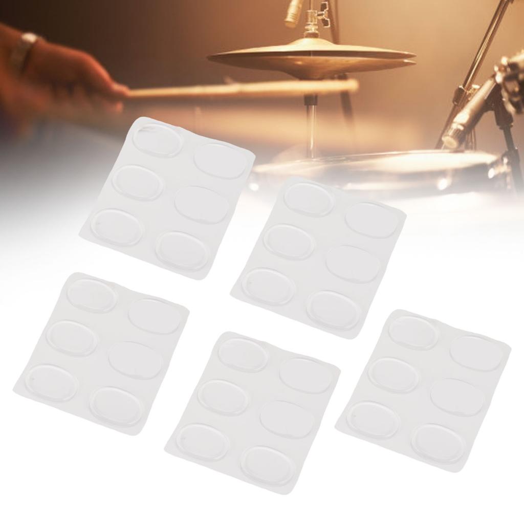 30 Pcs   Gel Pad Self Adhesive Soft Silicone Muffling Gel Pads   Dampeners for   Control