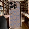 Blue Hand Drawn Heart Pattern Soft TPU Shockproof Case For Xiaomi Redmi Note 15 14 13 12 11 Pro Anti-Fall Protective Back Cover