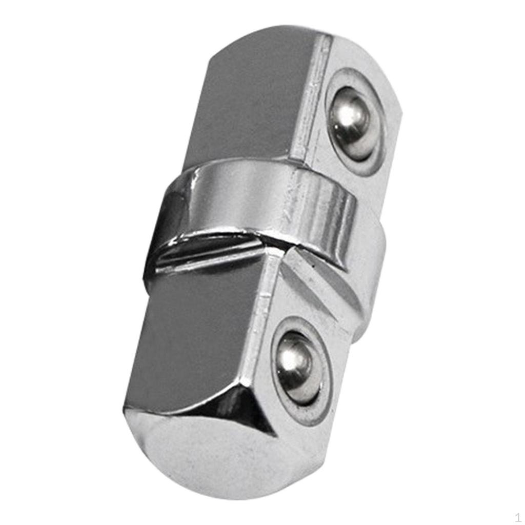 Universal 3/8 Sleeve Joint Adapter, Reducer Adapter Double Head Tools Converter Durable Steel