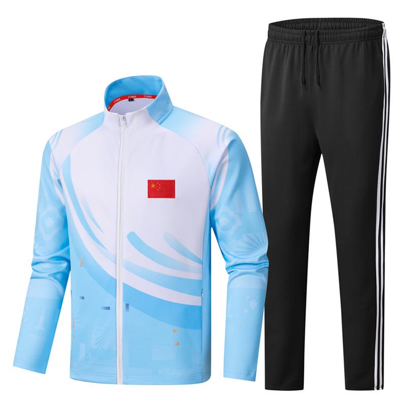 Unisex Chinese Martial Arts Coach Training Suit - Student & Athlete Casual Sportswear Set