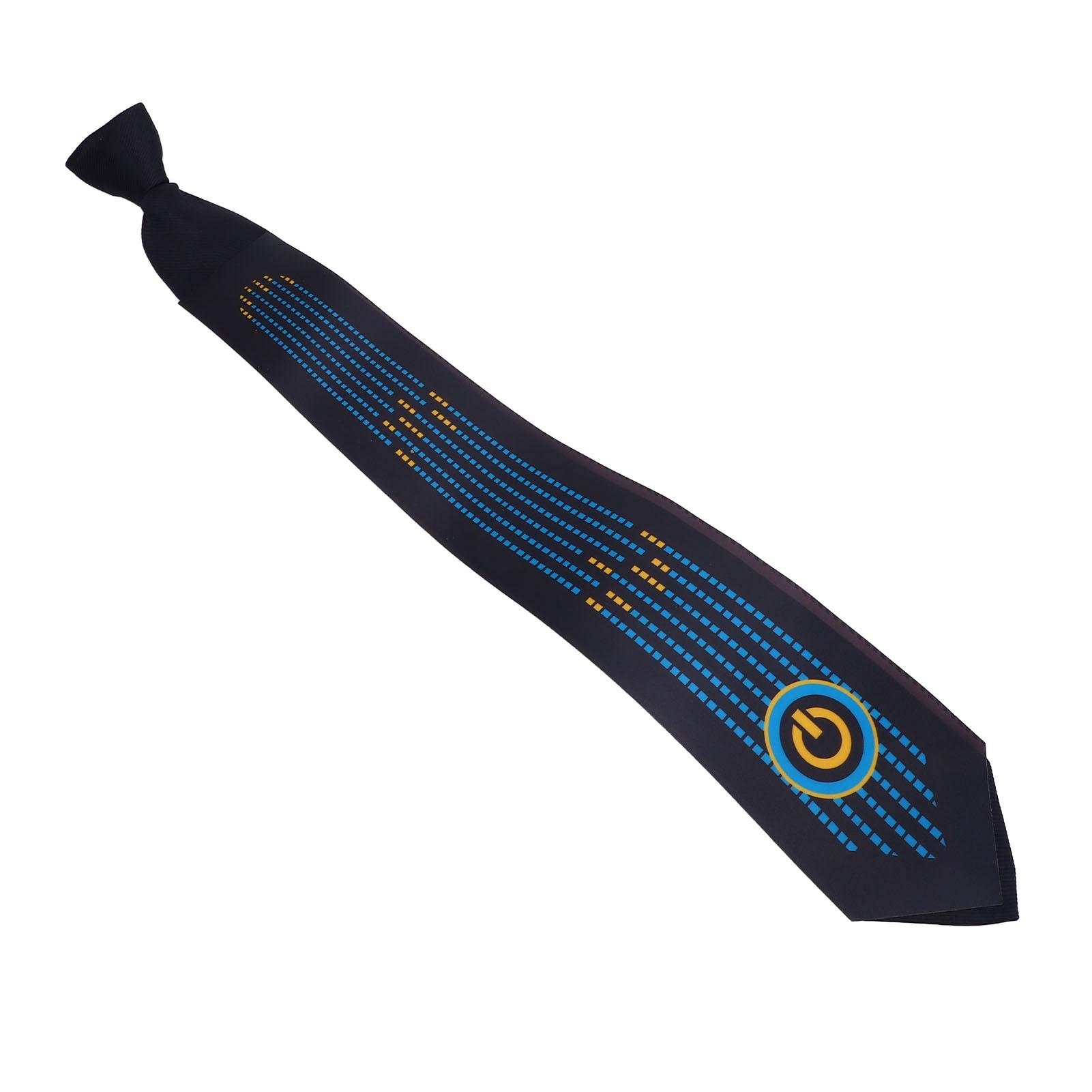 

Светодиодный светящийся галстук со звуковым управлением, светящийся галстук для мужчин и женщин, вечеринок, баров, концертов, 5 режимов освещения