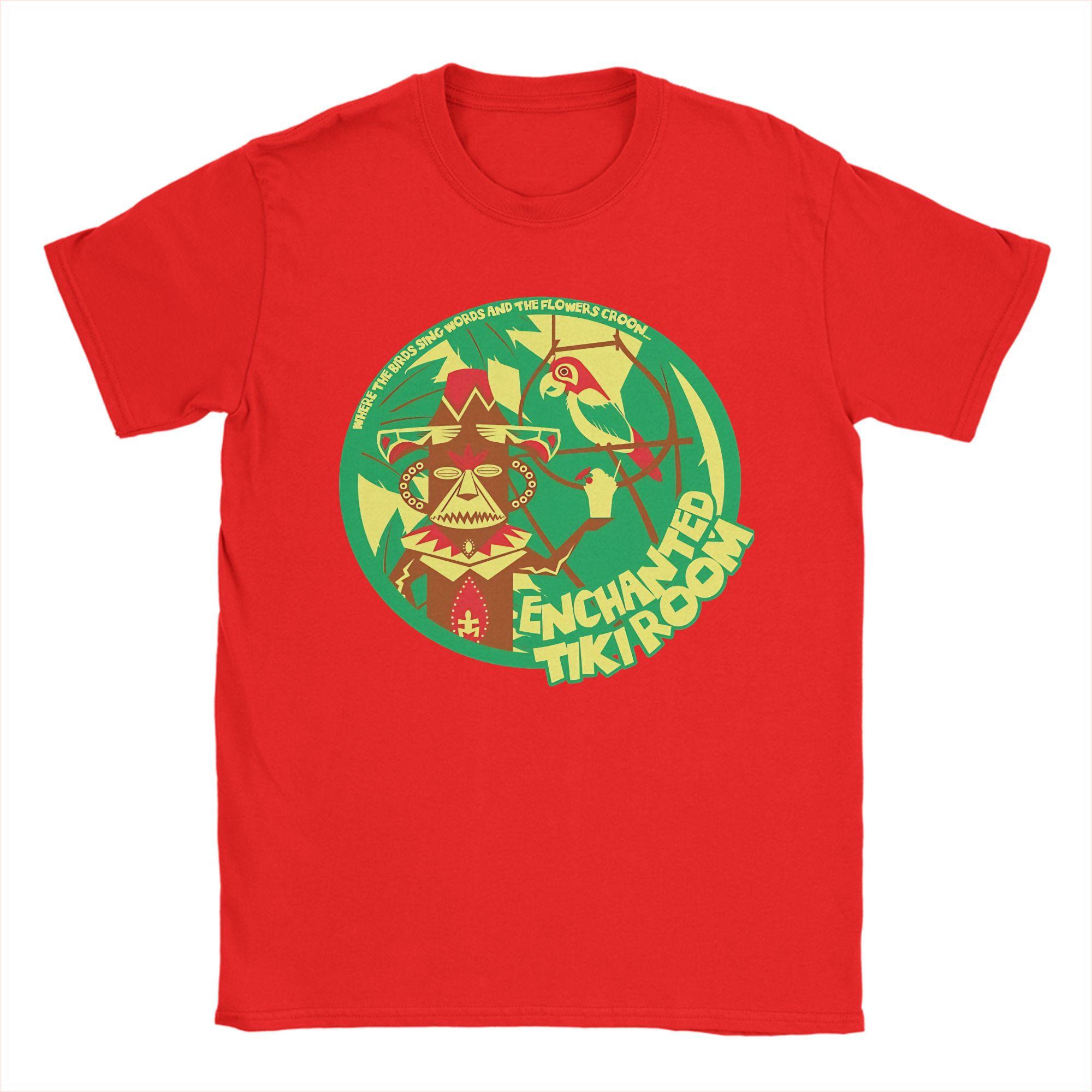

Unisex The Enchanted Tiki Room T Shirts 100 Cotton Clothing Casual Short Sleeve O Neck Tees New Arrival TShirts S