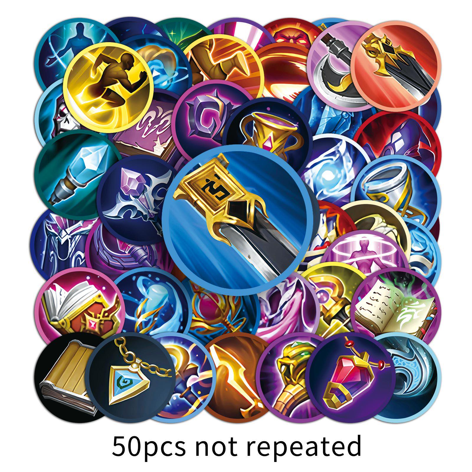 

50 Trendy Gaming Stickers for Thermos Cups & Phone Cases