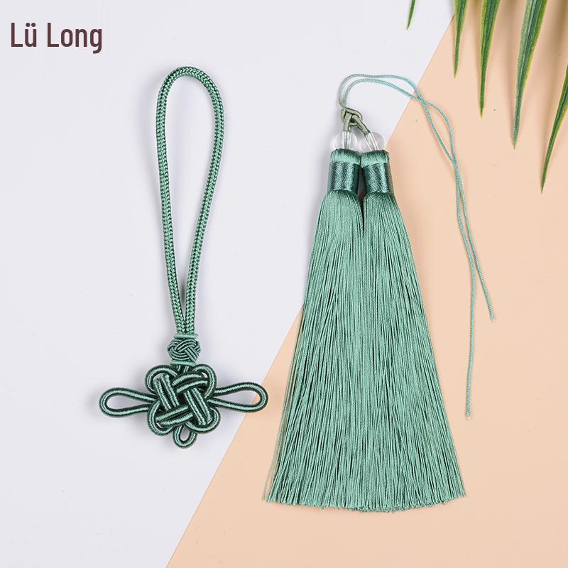 Handwoven Red Chinese Knot Tassel DIY Kit - Small Pendant