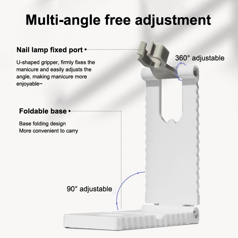 Handheld Uv Light For Gel Nails Portable Uv Nail Lamp Rechargeable Led Nail Lamp For Nails Art Desk Stand
