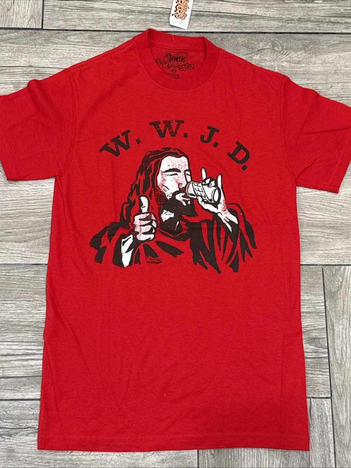 

Spencer s Brew City WWJD T-Shirt Size Small Brand New Old Stock with Tags S