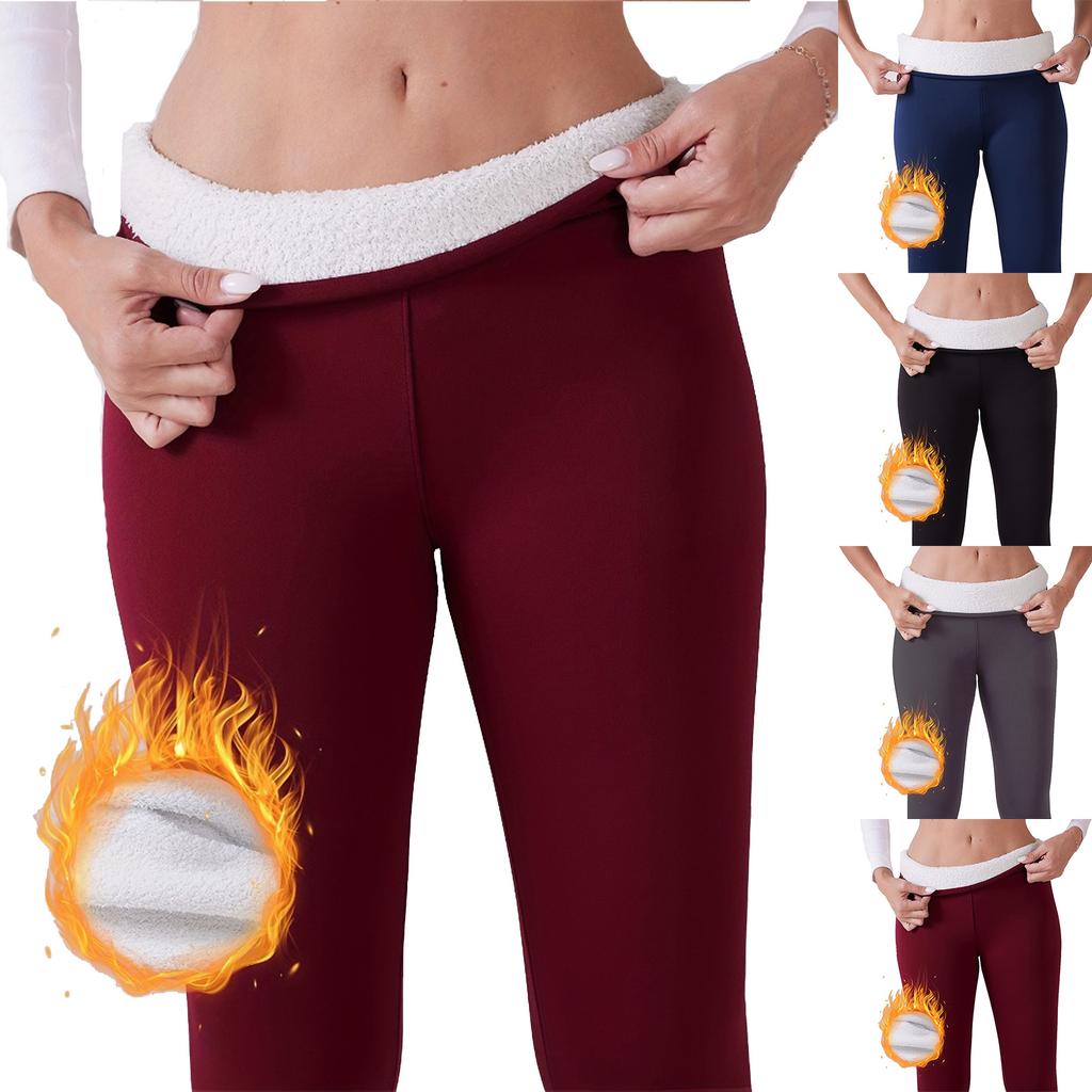 Women's  Winter High Waist Leggings Warm Pants Yoga Pants