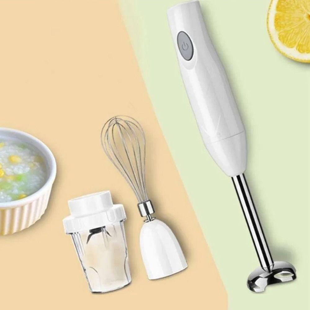 White Kitchen Cooking Sticks Detachable Electric Food Blender  Sauces Preparation
