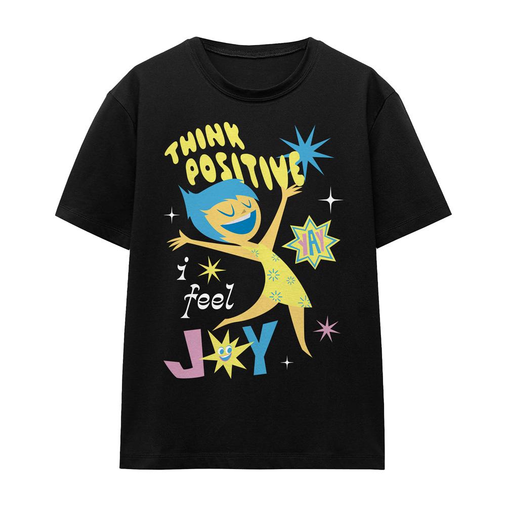 Inside Out 2 Unisex Adult Think Positive Joy T-Shirt
