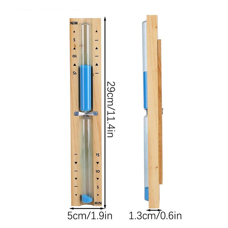 Saune da 15 Minuti Clessidra da Parete Decorativa Timer a Sabbia Accessori per Casa Cucina