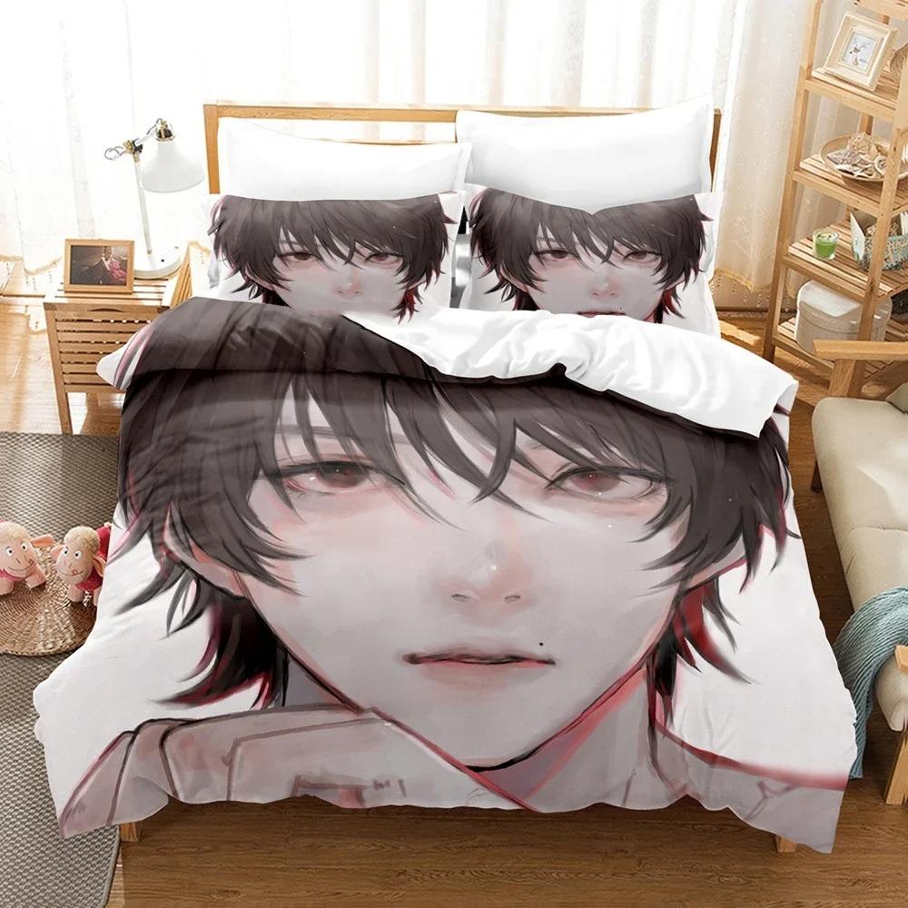 Baki Hanma Adults And Boys Anime 3D Printed Duvet Cover Set Single Double Queen King Size Quilt Cover Pillowcase