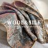 70% Wool 30% Real Silk Scarf For Women Bandana Square Scarves  Kerchief Summer Beach High Quality Hijab Foulard Shawl