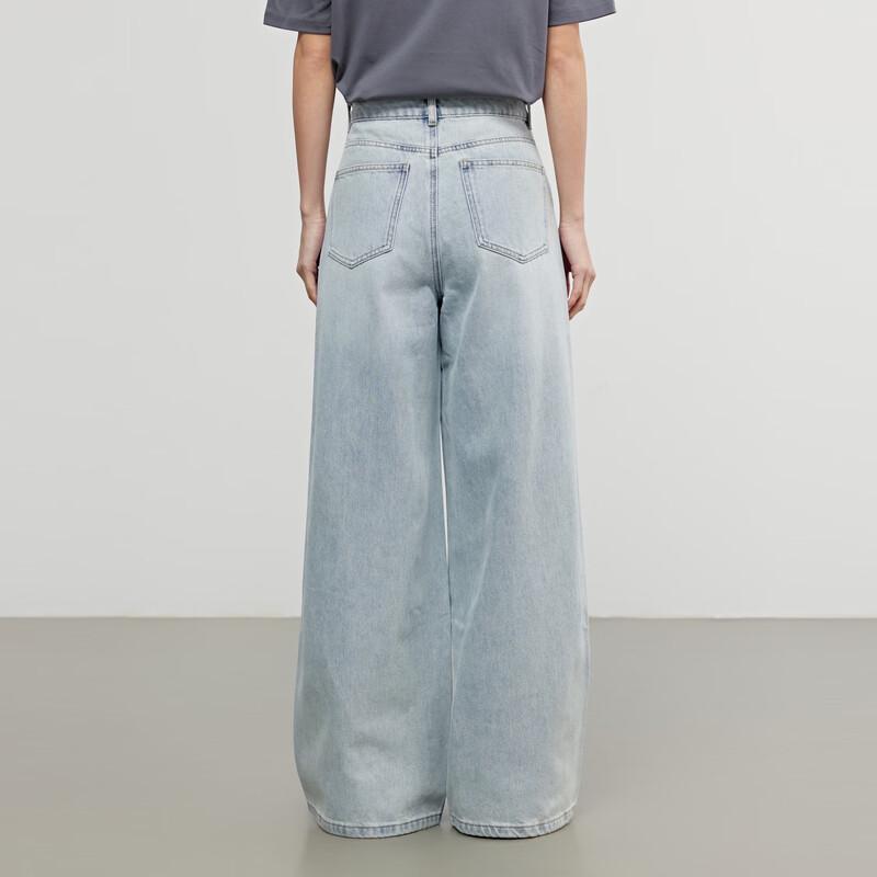 Elva' Island Women's Loose Wide-Leg Denim Jeans