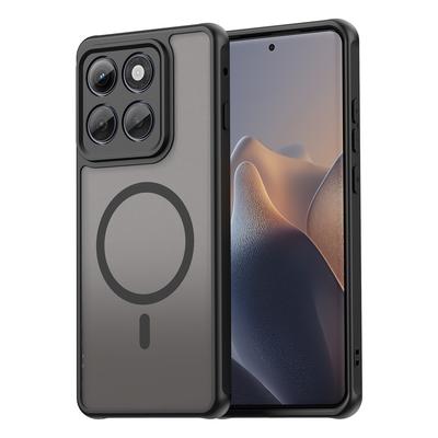 Husă Telefon Motorola Moto Edge 2025 Magsafe, Husă Telefon Magsafe Magnetică Rezistentă la Șocuri, Husă Hibridă cu Bumper pentru Motorola Moto Edge 2025