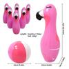 Dev Flamingo Temalı Şişme Bowling Seti Yetişkin Partileri Çim Oyunları Takım Oluşturma İç Mekan Dış Mekan Festivalleri İçin Premium PVC
