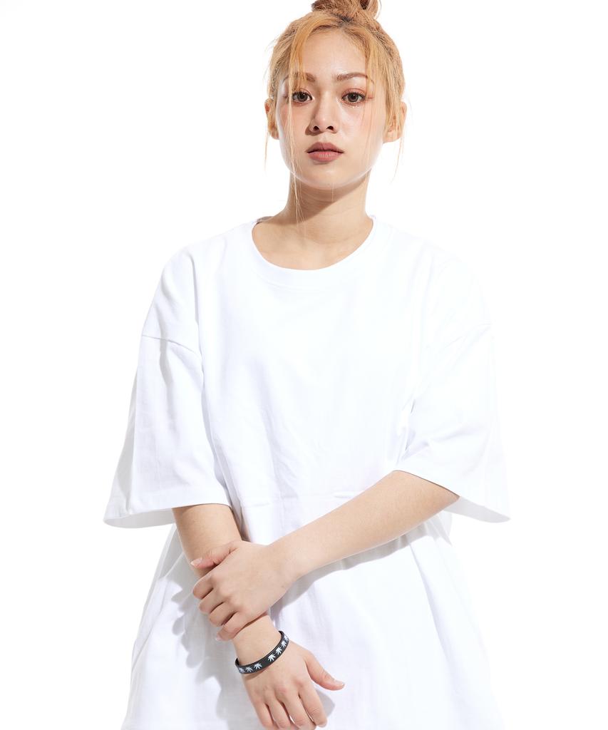 STUFF Solid Loose Fit Heavy Short Sleeve Tee White
