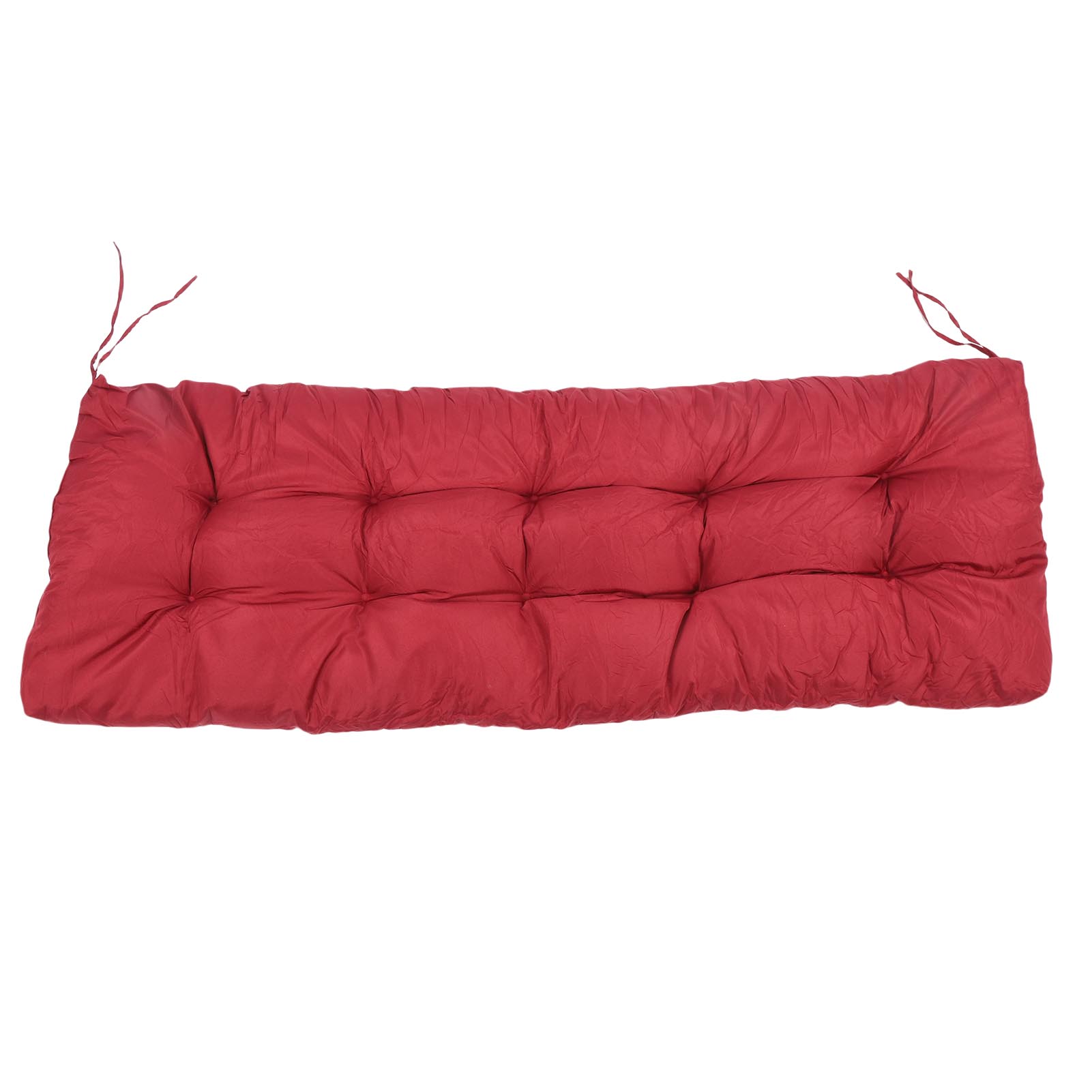 Подушка для скамейки Водонепроницаемая Защита от солнца ПП Хлопок Полиэстер Губка 2-местная Подушка для скамейки для помещений и улицы вино красного 2958₽