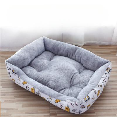 Pet Nest Rectangular Dog Kennel Thickened Warm Mat Large Dog Golden Retriever Small Dog Kennel Adult Cat Kids Nest